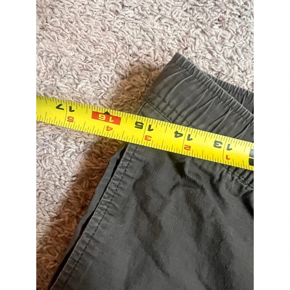 Vuori Ripstop Climber Pants Mens Medium Charcoal Green Organic Cotton Stretch